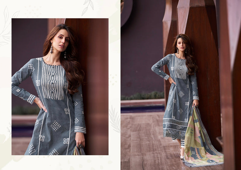 Beautiful Casual Wear Pure Cotton Printed Lawn Suit