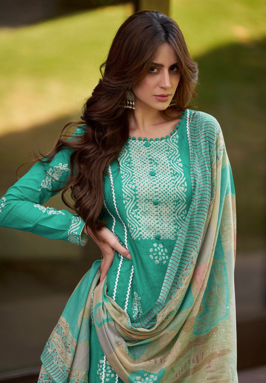 Beautiful Casual Wear Pure Cotton Printed Lawn Suit