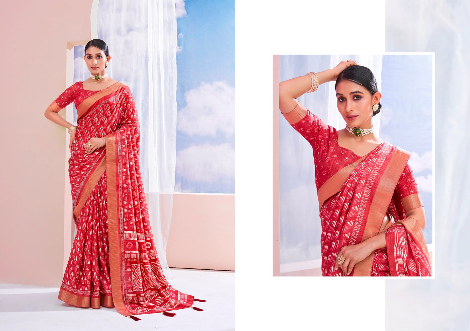 Beautiful Occasion Wear Pure Dola Silk Saree