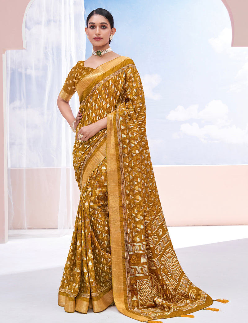 Beautiful Occasion Wear Pure Dola Silk Saree