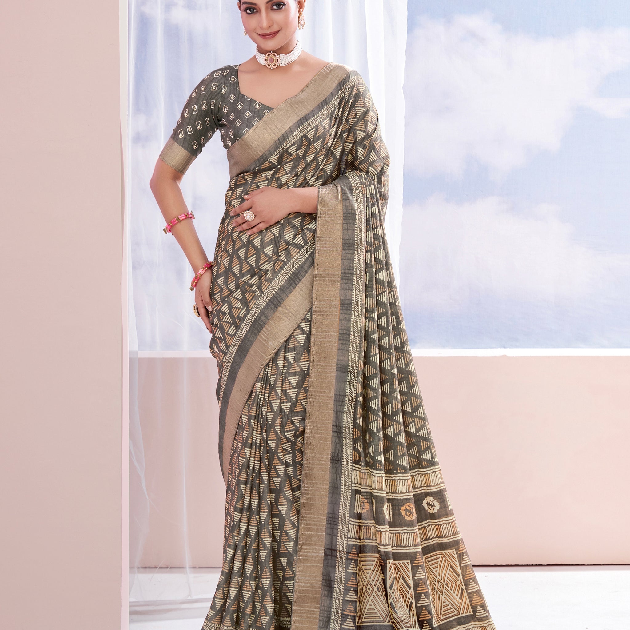 Beautiful Occasion Wear Pure Dola Silk Saree