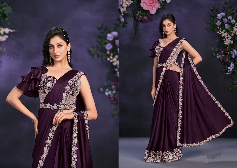 Beautiful Designer Occasion Wear Readymade Saree