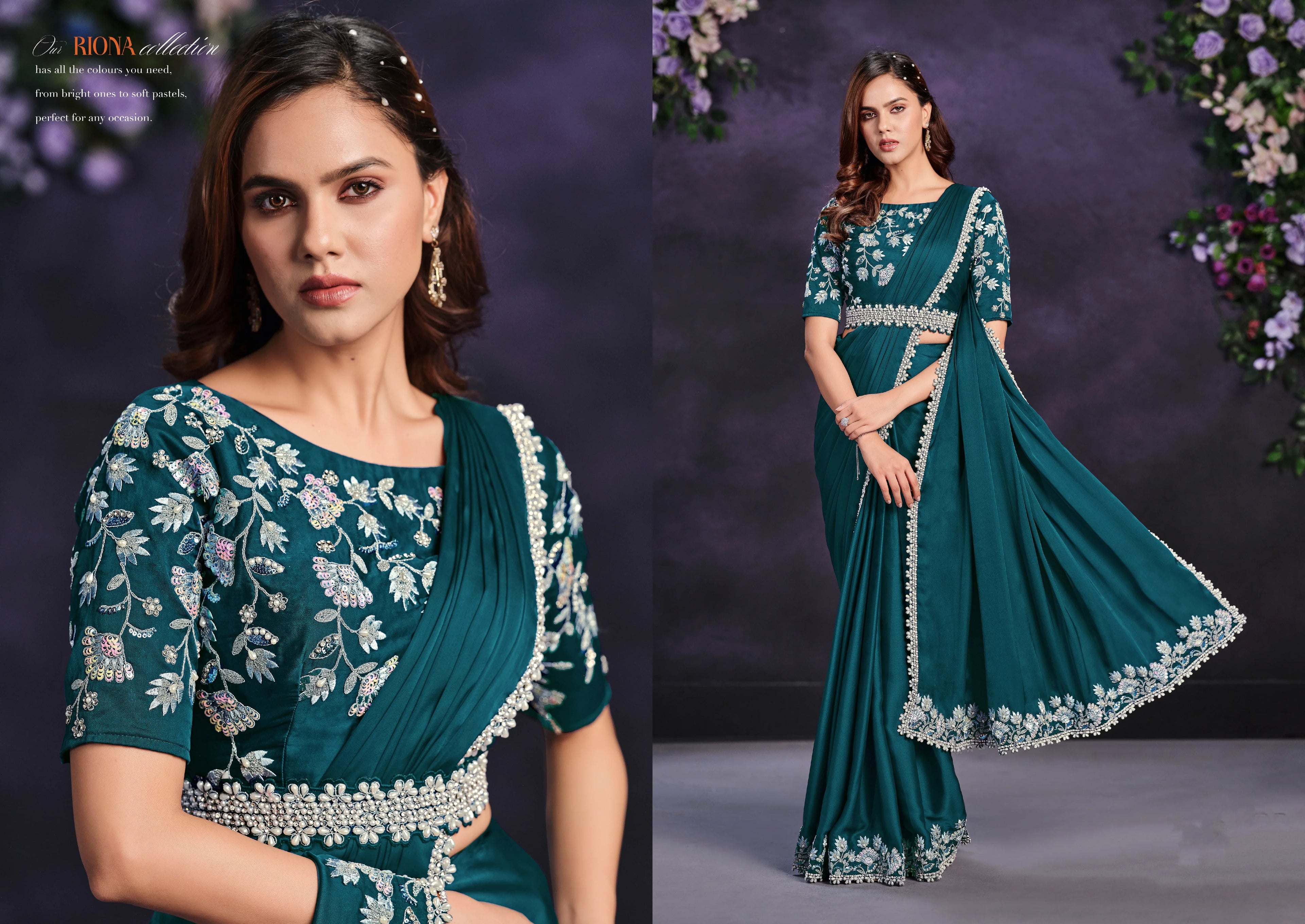 Beautiful Designer Occasion Wear Readymade Saree
