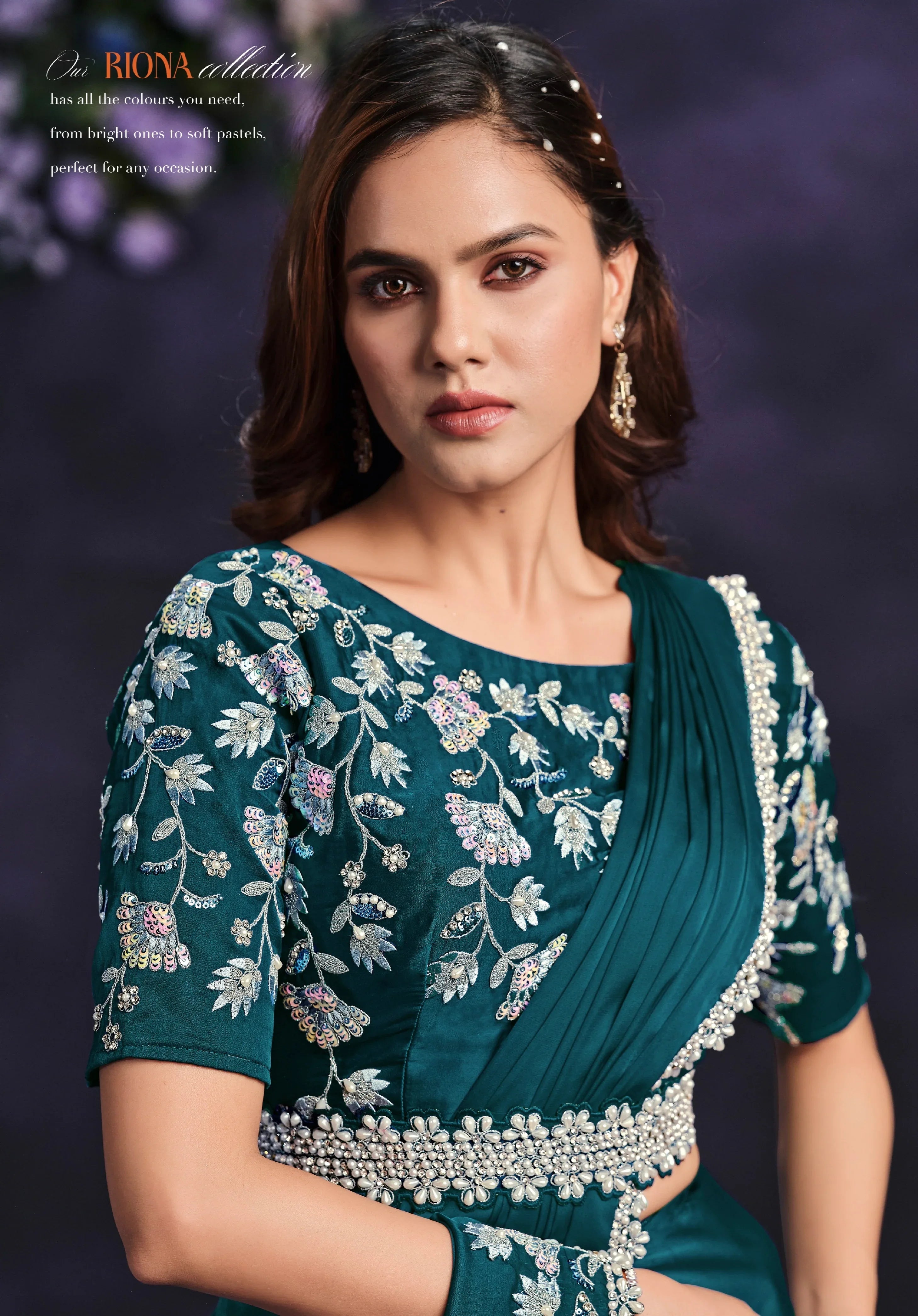 Beautiful Designer Occasion Wear Readymade Saree