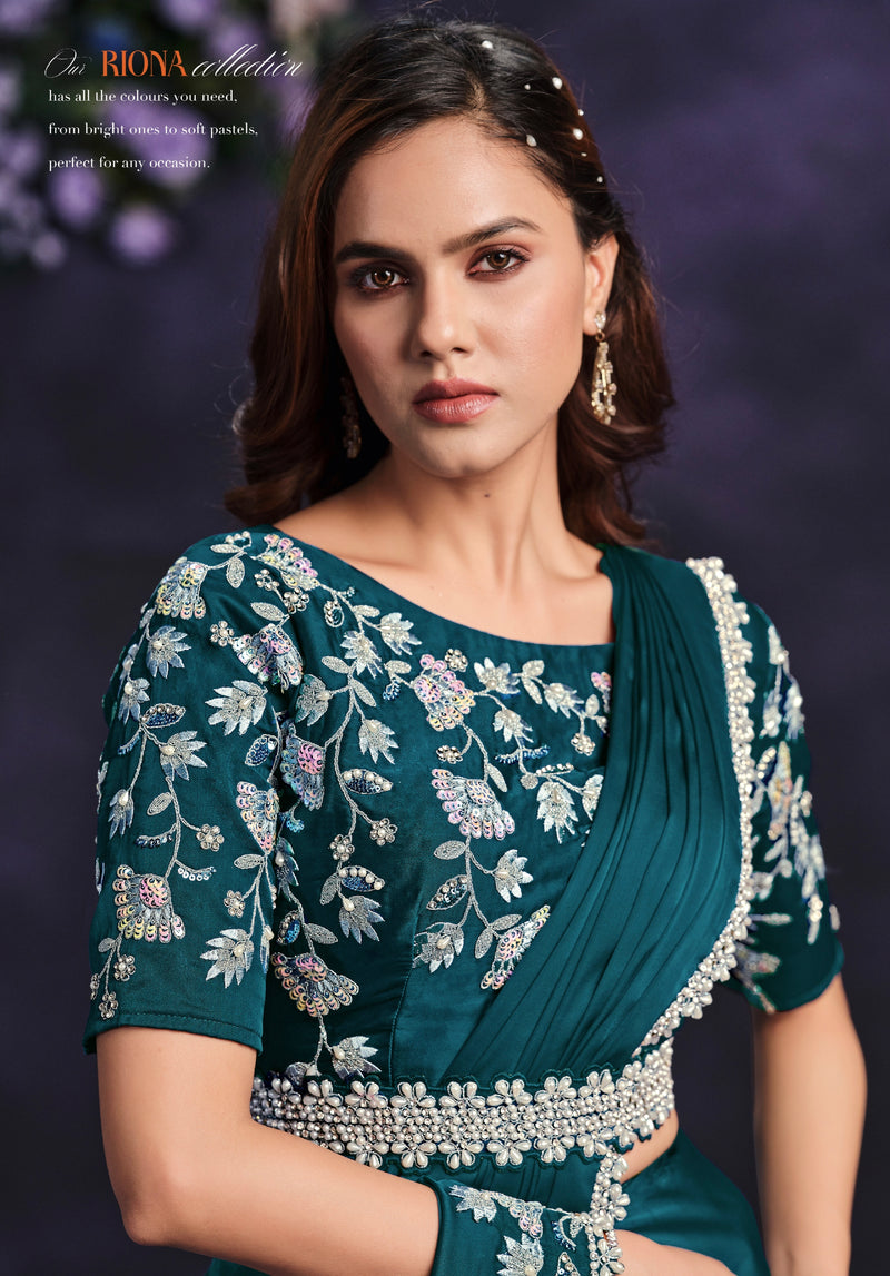 Beautiful Designer Occasion Wear Readymade Saree