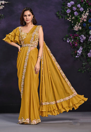 Beautiful Designer Occasion Wear Readymade Saree