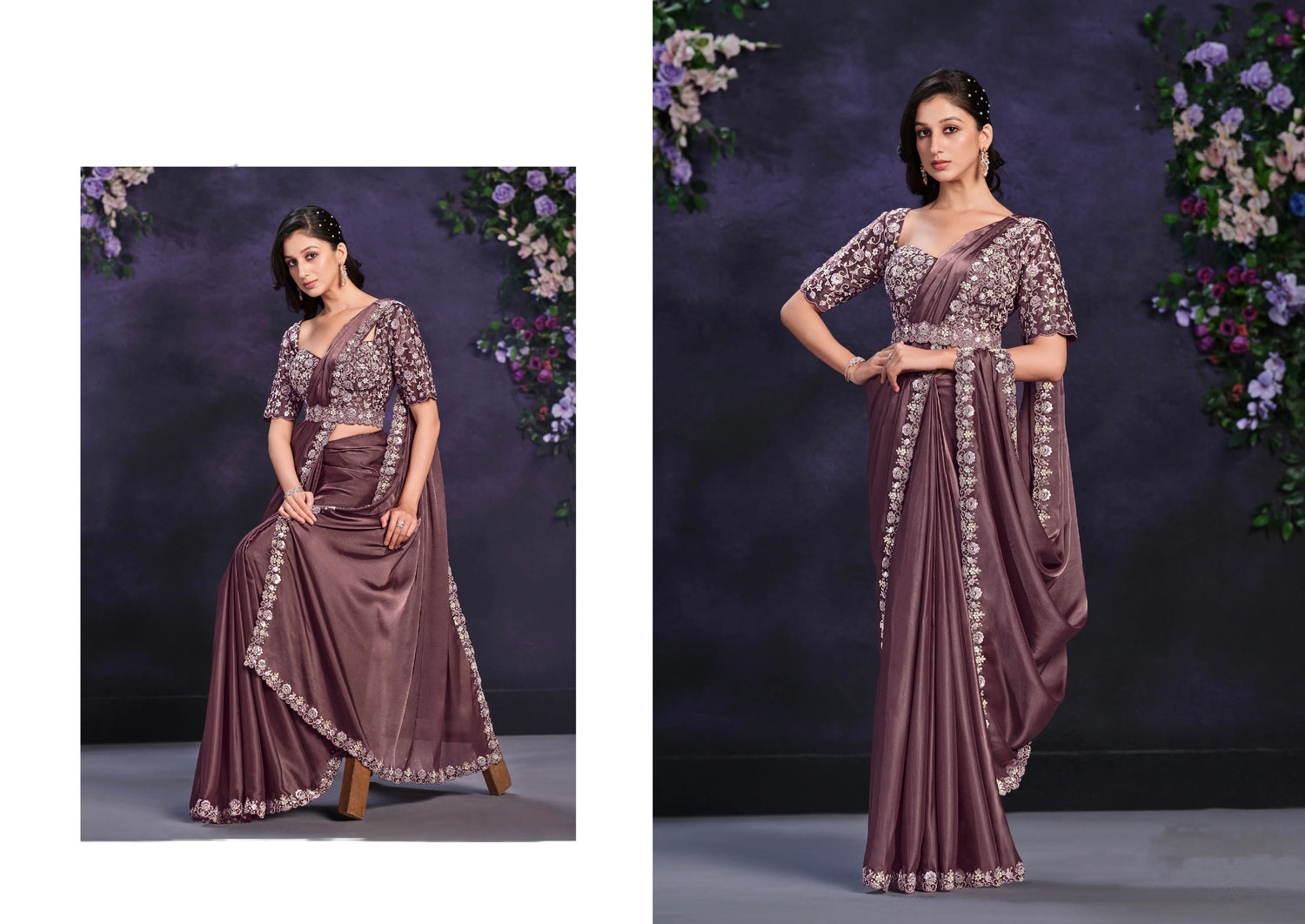 Beautiful Designer Occasion Wear Readymade Saree