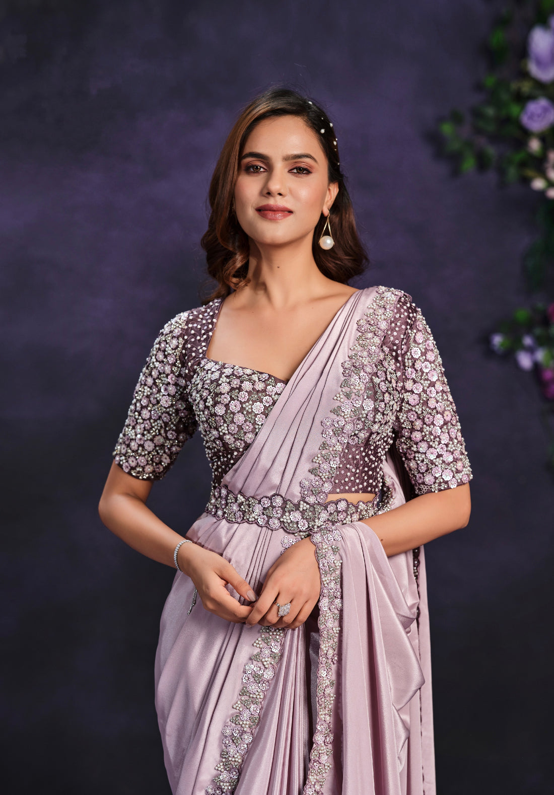 Beautiful Designer Occasion Wear Readymade Saree