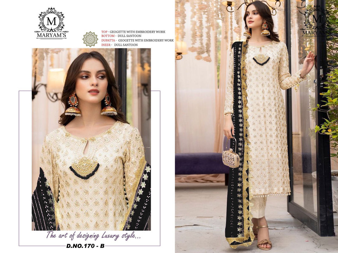 Beautiful Designer Party Wear Pakistani Maryam’s Salwar Suit