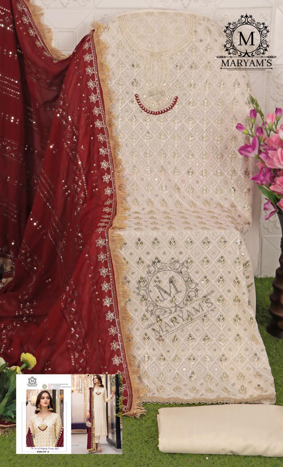 Beautiful Designer Party Wear Pakistani Maryam’s Salwar Suit