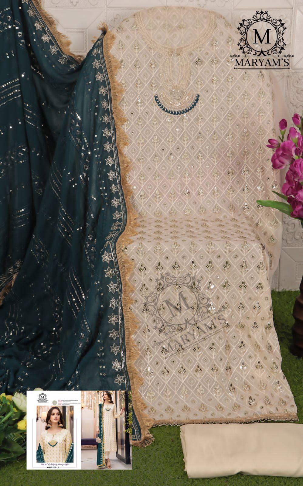 Beautiful Designer Party Wear Pakistani Maryam’s Salwar Suit