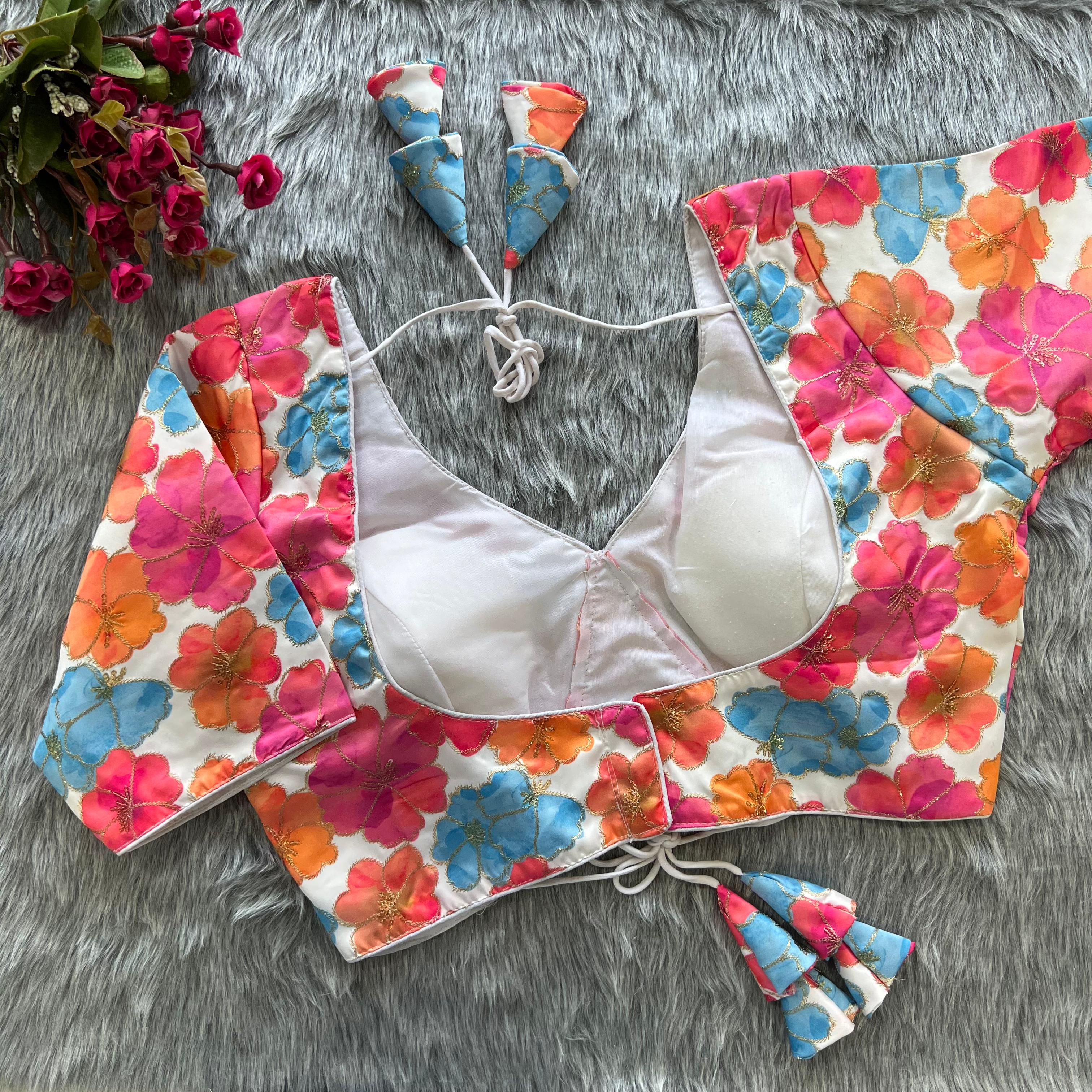 Beautiful Designer Readymade Long Sleeves Party Wear Blouse