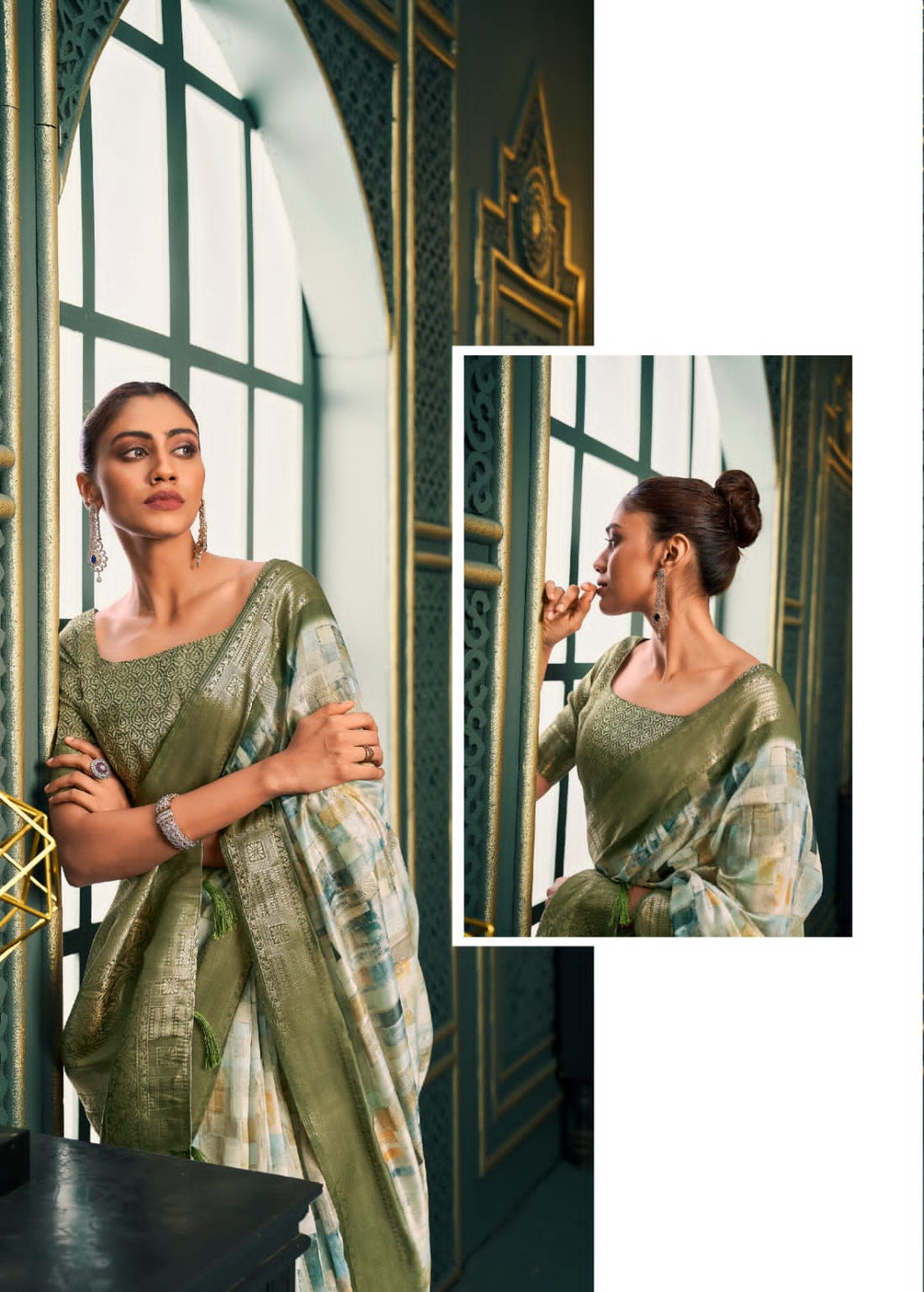 Beautiful Designer Pranalika Silk Modal Cotton With Digital Print Saree