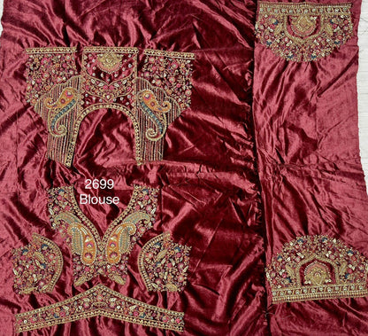 Beautiful Designer Bridal Heavy Velvet With Sequence Lehenga Choli