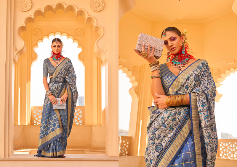 Beautiful Designer Festive Wear Latest Premium Silk Saree