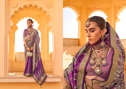 Beautiful Designer Festive Wear Latest Premium Silk Saree