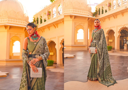 Beautiful Designer Festive Wear Latest Premium Silk Saree