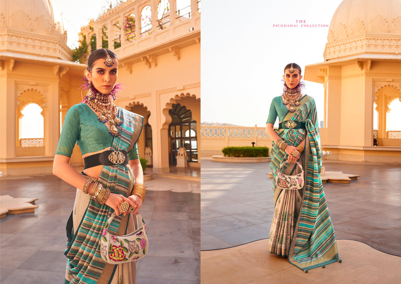 Beautiful Designer Festive Wear Latest Premium Silk Saree