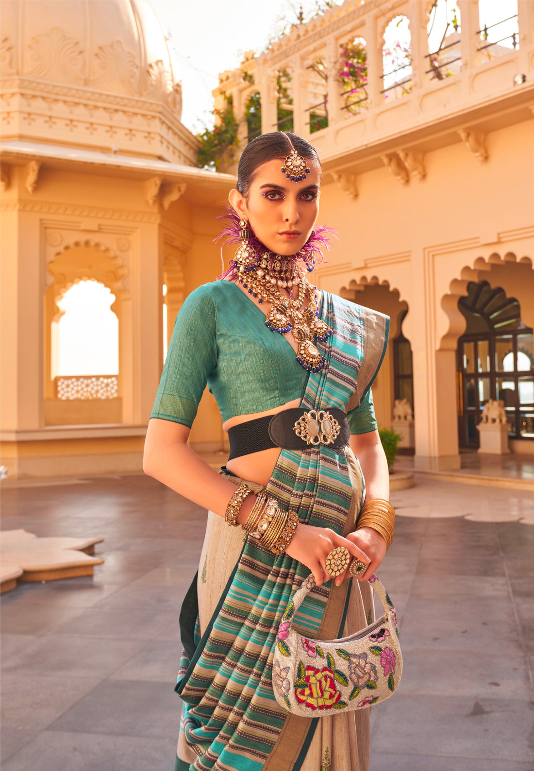 Beautiful Designer Festive Wear Latest Premium Silk Saree