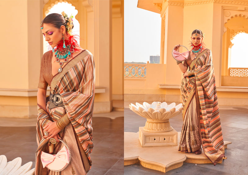 Beautiful Designer Festive Wear Latest Premium Silk Saree