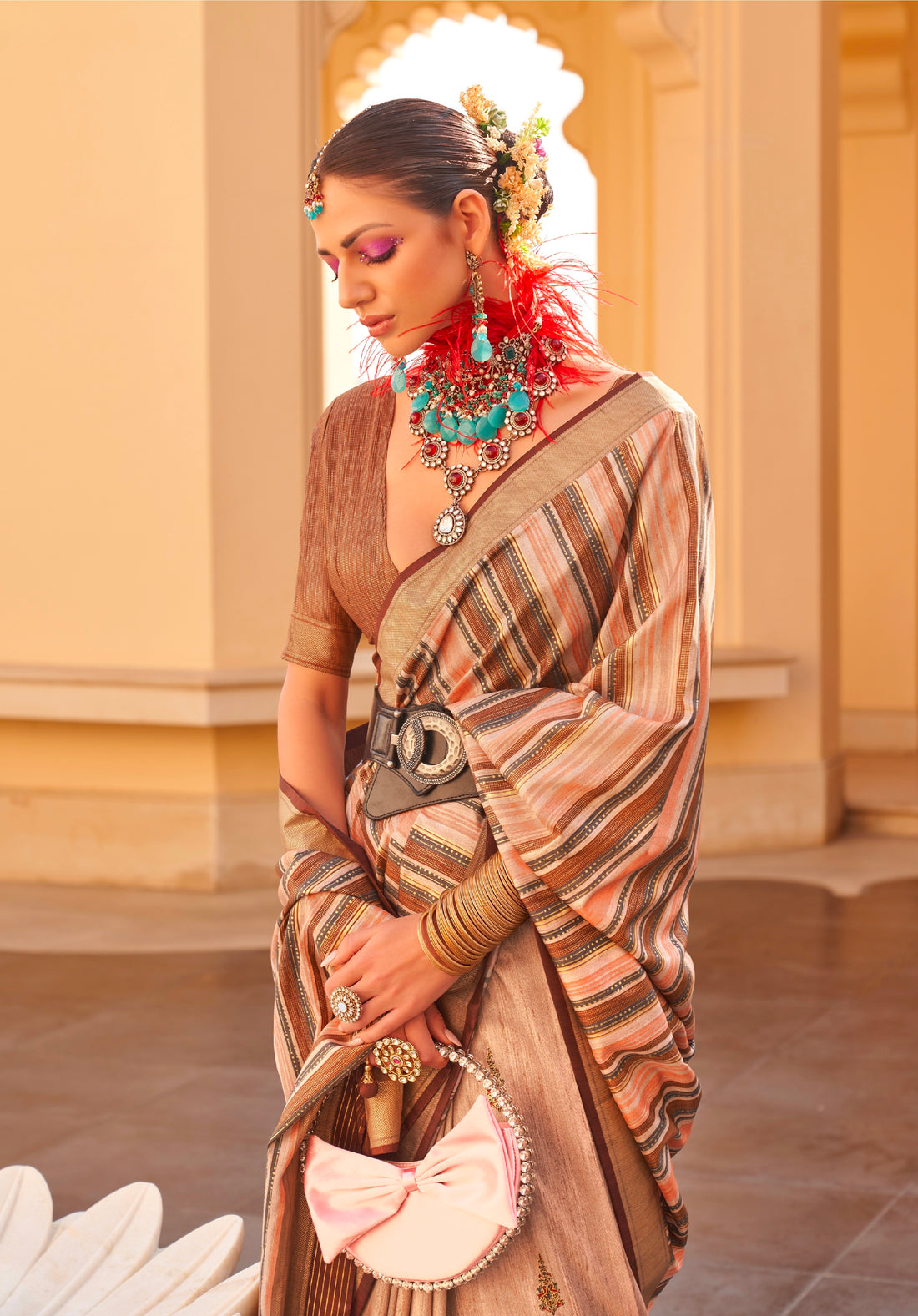 Beautiful Designer Festive Wear Latest Premium Silk Saree