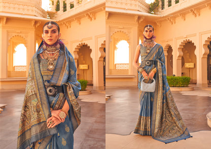 Beautiful Designer Festive Wear Latest Premium Silk Saree