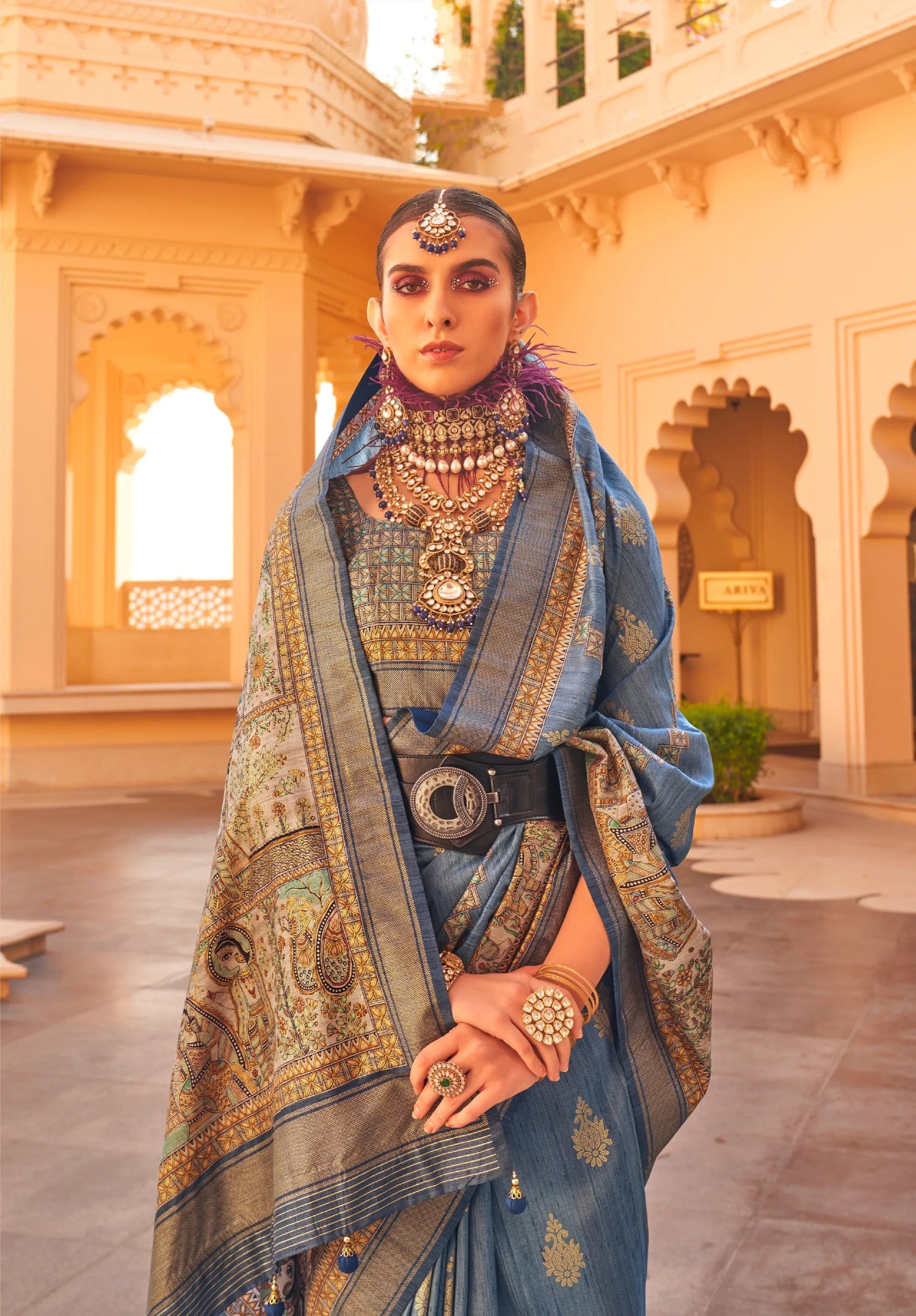 Beautiful Designer Festive Wear Latest Premium Silk Saree