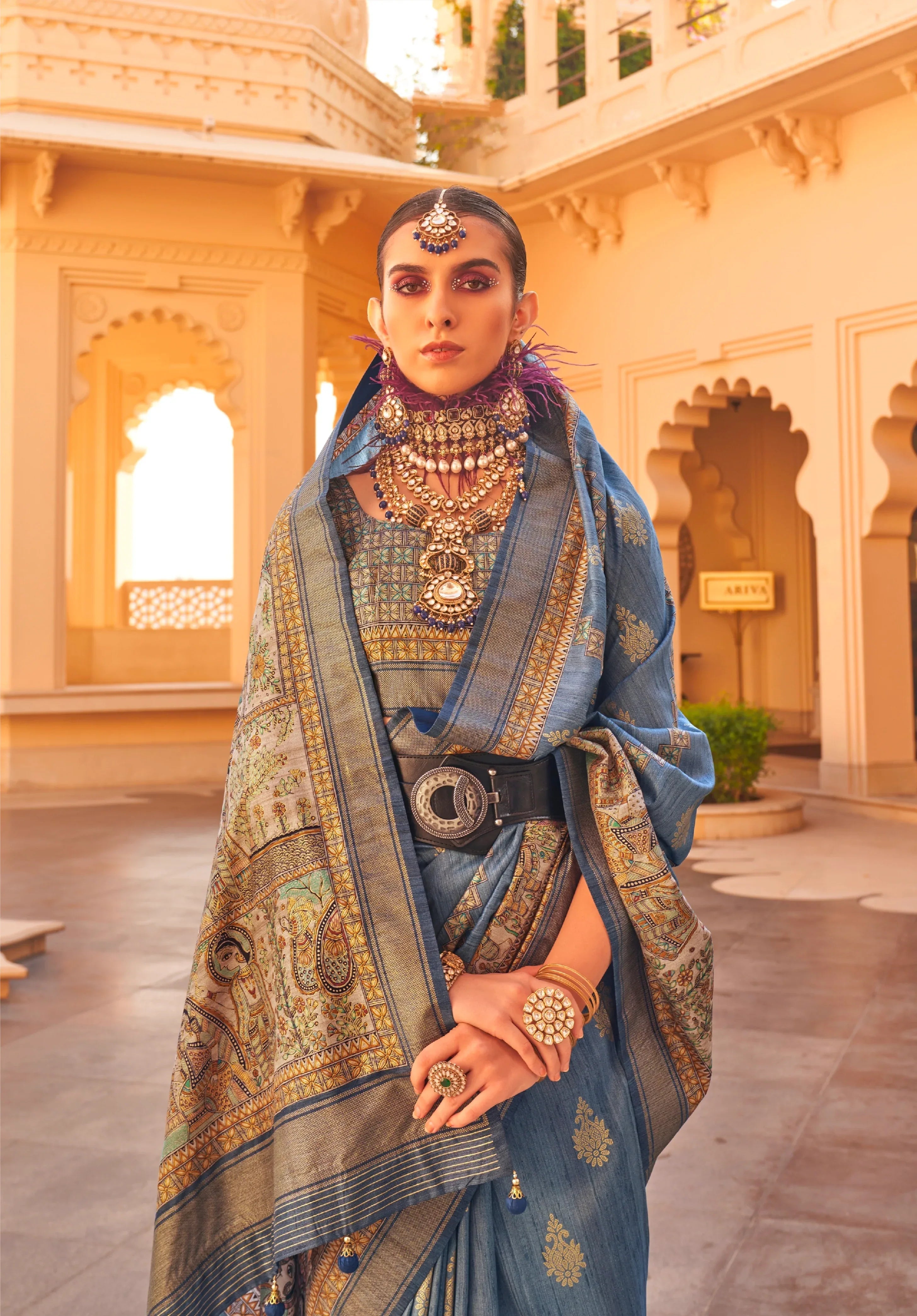 Beautiful Designer Festive Wear Latest Premium Silk Saree