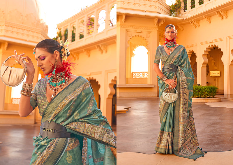 Beautiful Designer Festive Wear Latest Premium Silk Saree