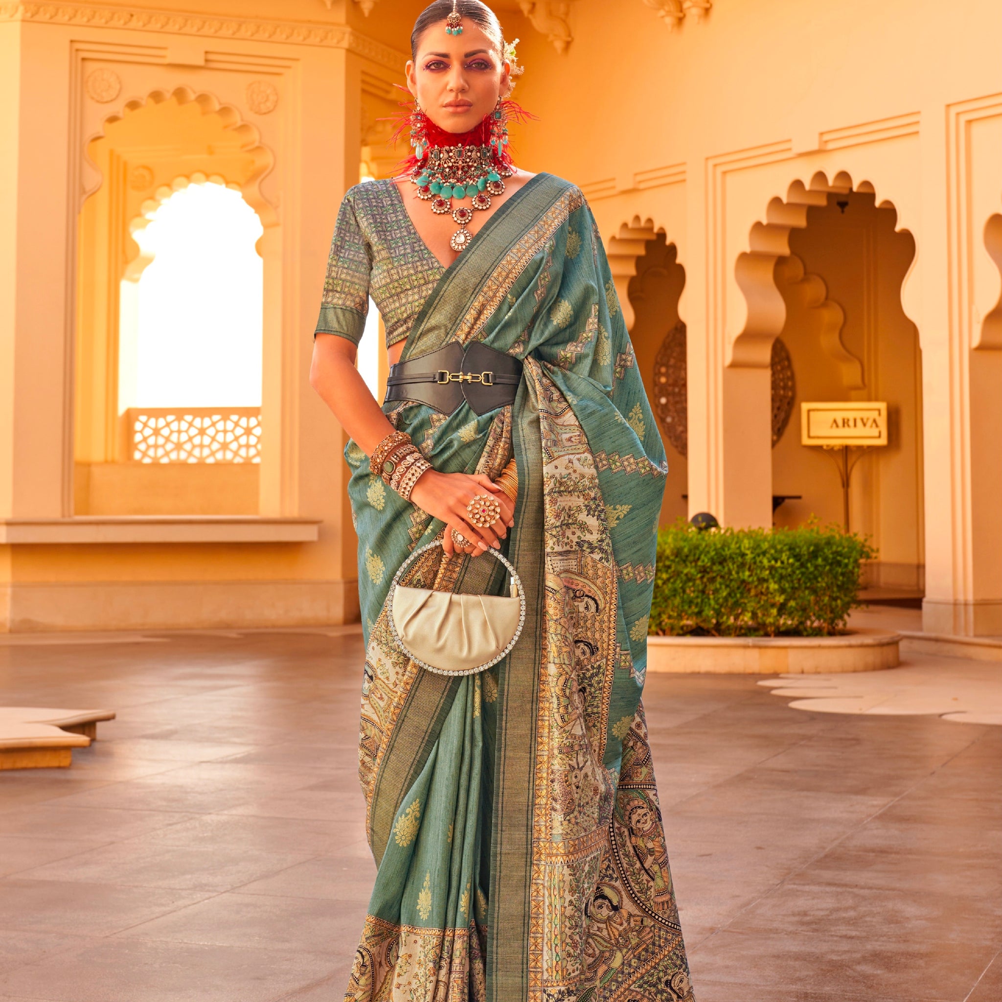 Beautiful Designer Festive Wear Latest Premium Silk Saree