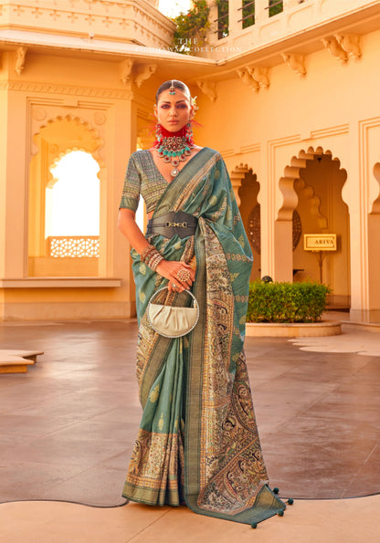 Beautiful Designer Festive Wear Latest Premium Silk Saree
