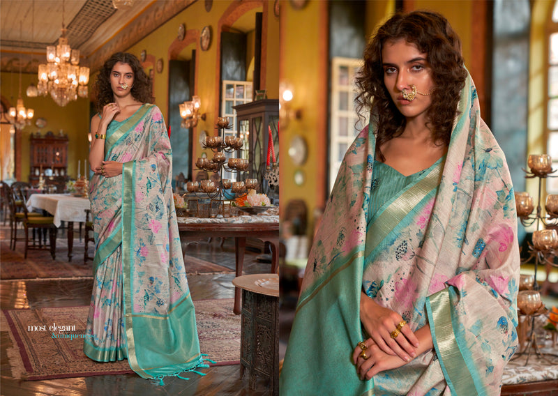 Beautiful Designer Occasion Wear Soft Banarasi Saree