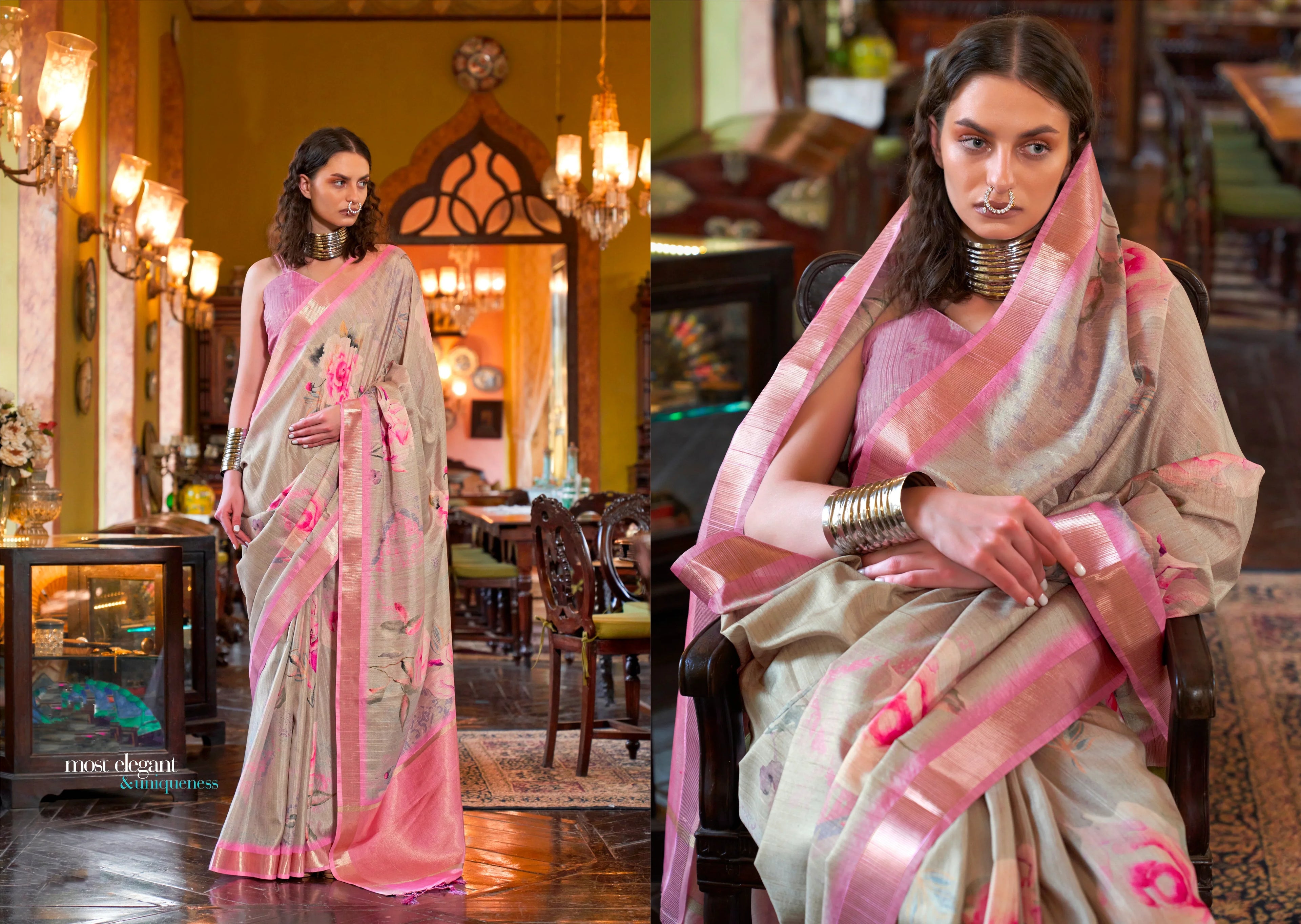 Beautiful Designer Occasion Wear Soft Banarasi Saree