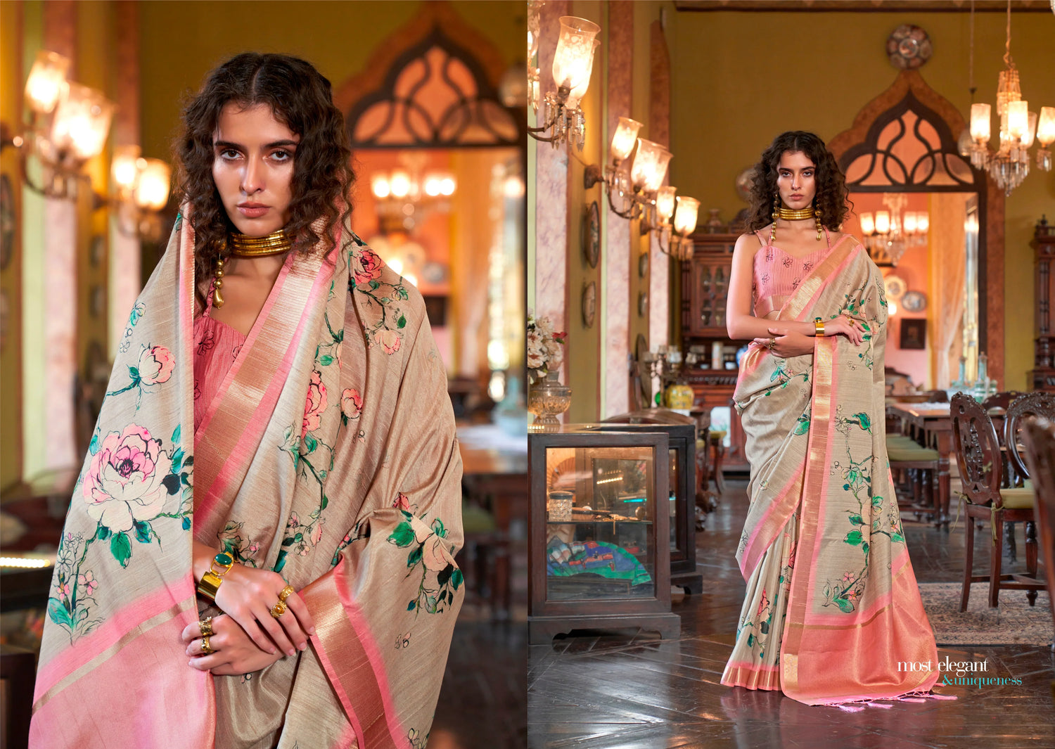 Beautiful Designer Occasion Wear Soft Banarasi Saree