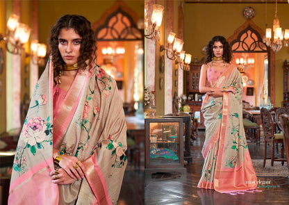 Beautiful Designer Occasion Wear Soft Banarasi Saree
