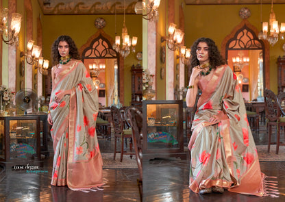 Beautiful Designer Occasion Wear Soft Banarasi Saree