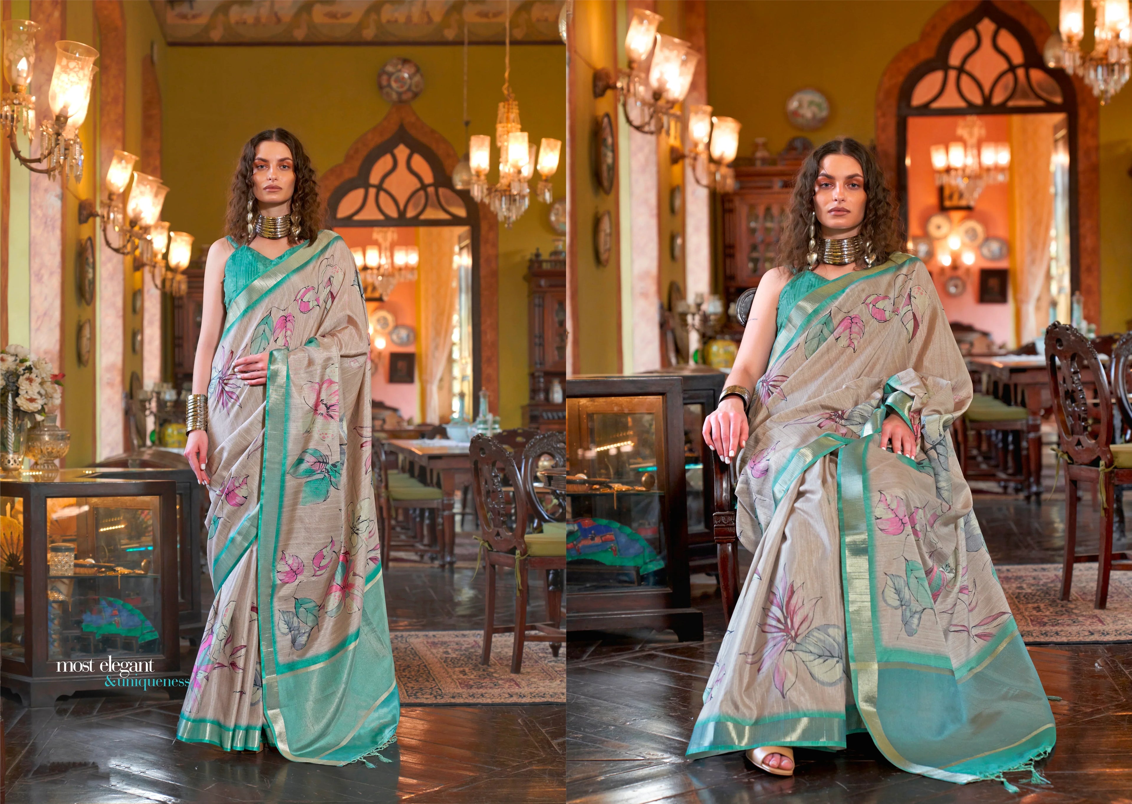 Beautiful Designer Occasion Wear Soft Banarasi Saree