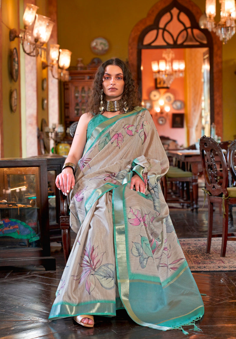 Beautiful Designer Occasion Wear Soft Banarasi Saree