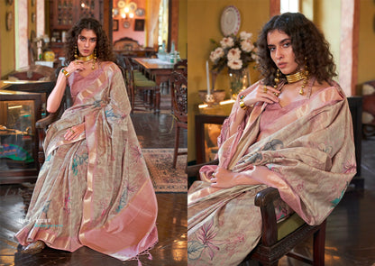 Beautiful Designer Occasion Wear Soft Banarasi Saree