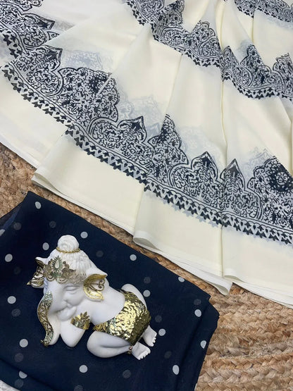 Beautiful Designer Summer Special Georgette Saree