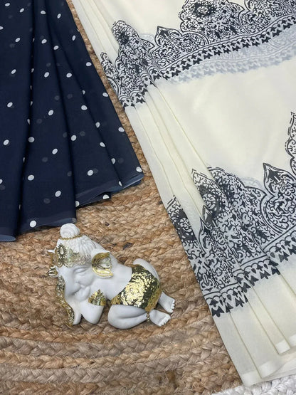 Beautiful Designer Summer Special Georgette Saree