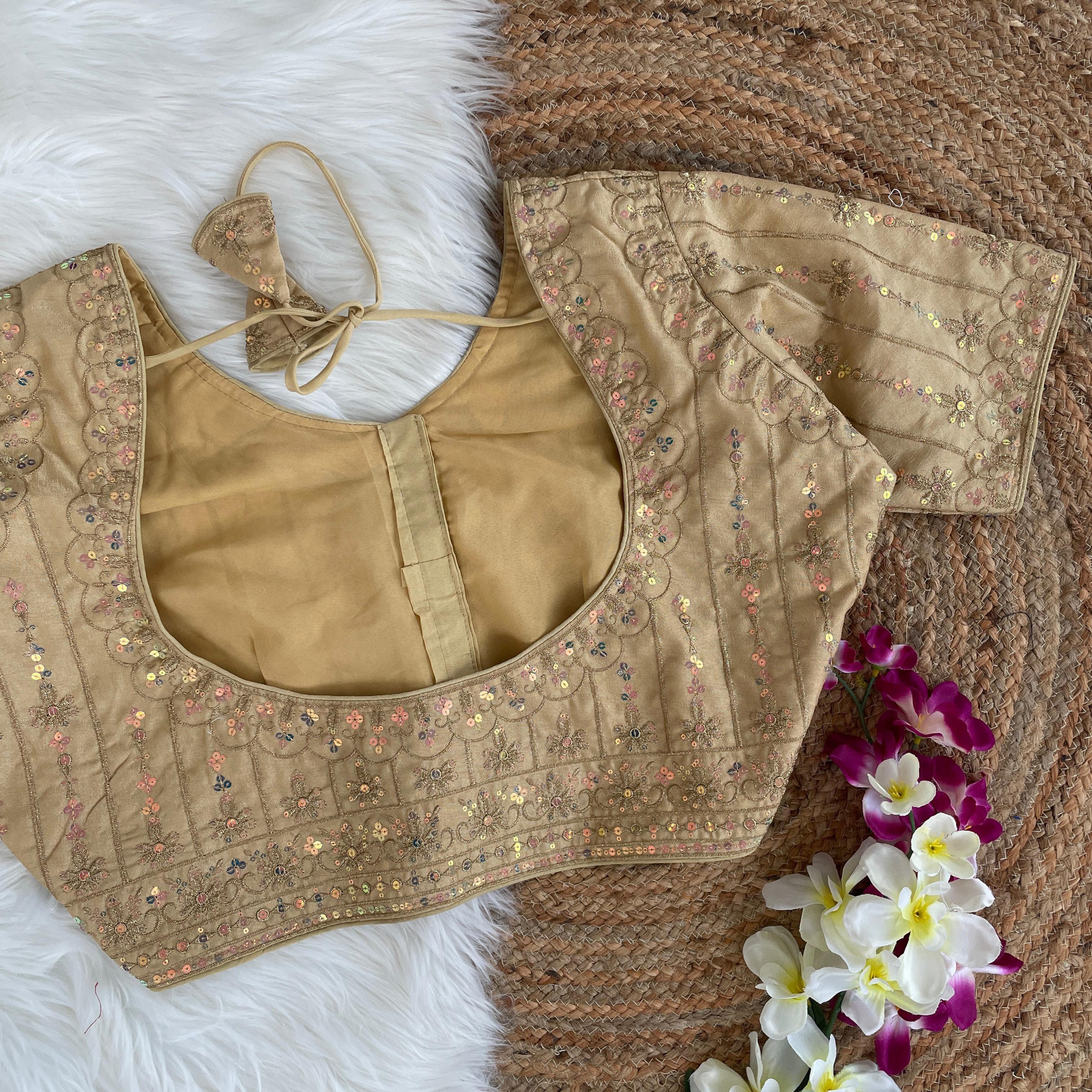 Beautiful Designer Readymade Party Wear Sequence Blouse