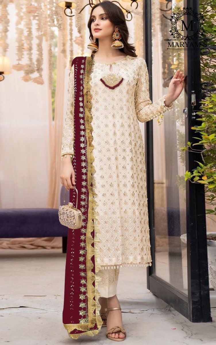 Beautiful Designer Party Wear Pakistani Maryam’s Salwar Suit