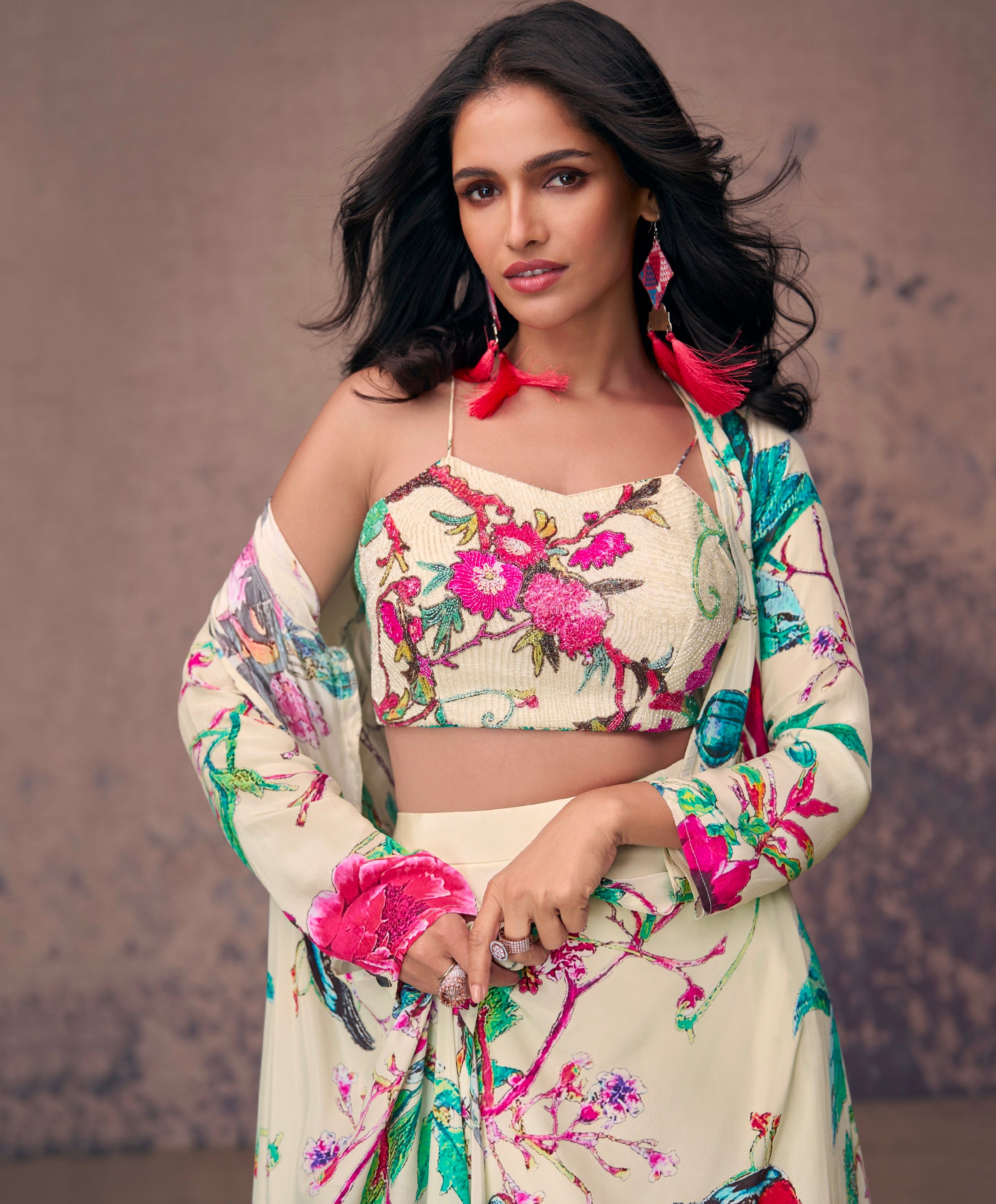 Beautiful Designer Occasion Wear Indo Western Dress