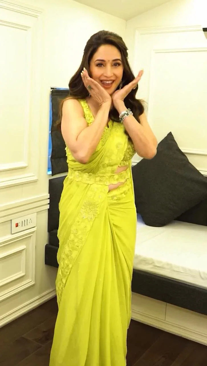Georgette Sequance Saree