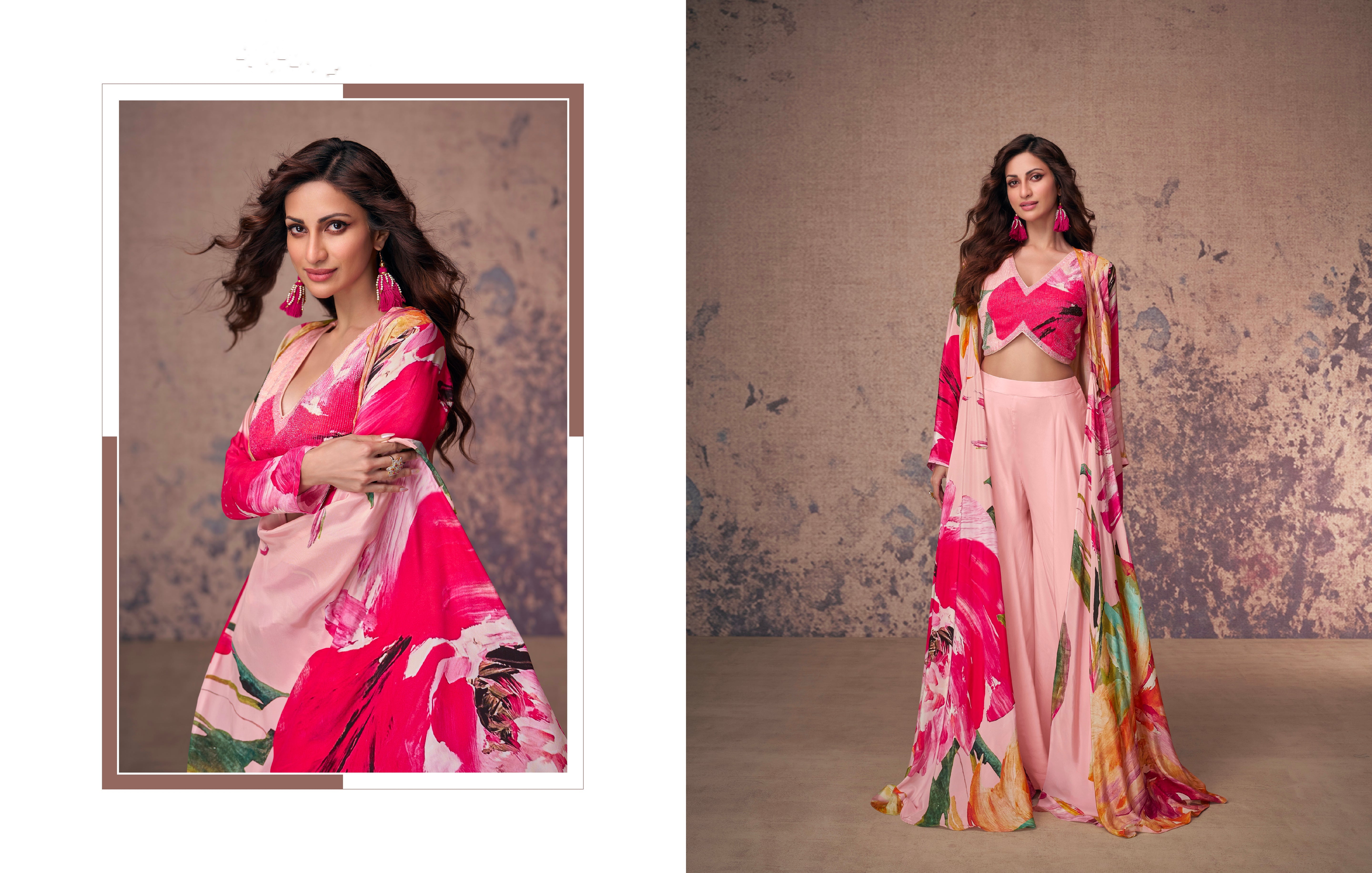 Beautiful Designer Occasion Wear Indo Western Dress