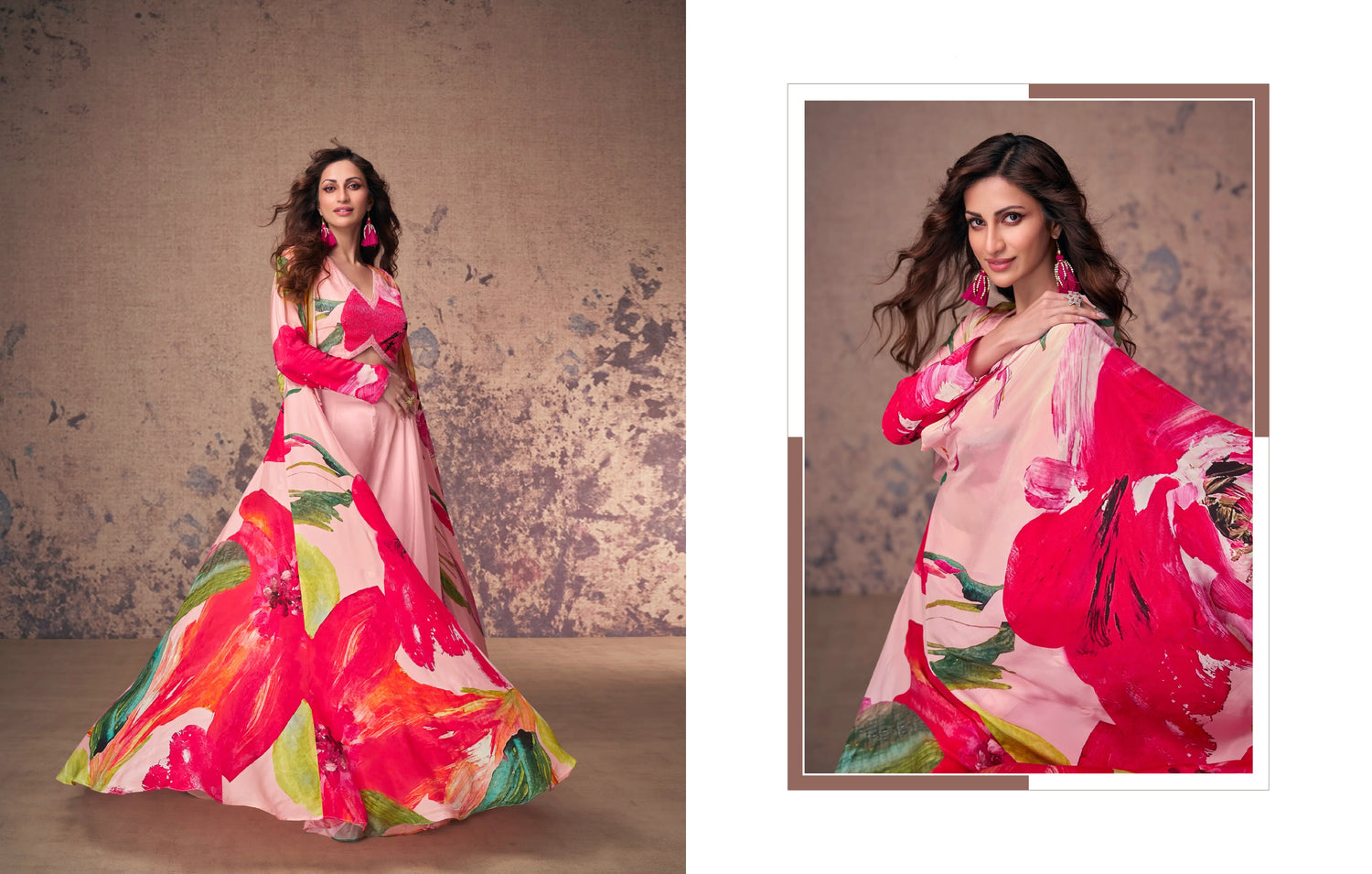 Beautiful Designer Occasion Wear Indo Western Dress