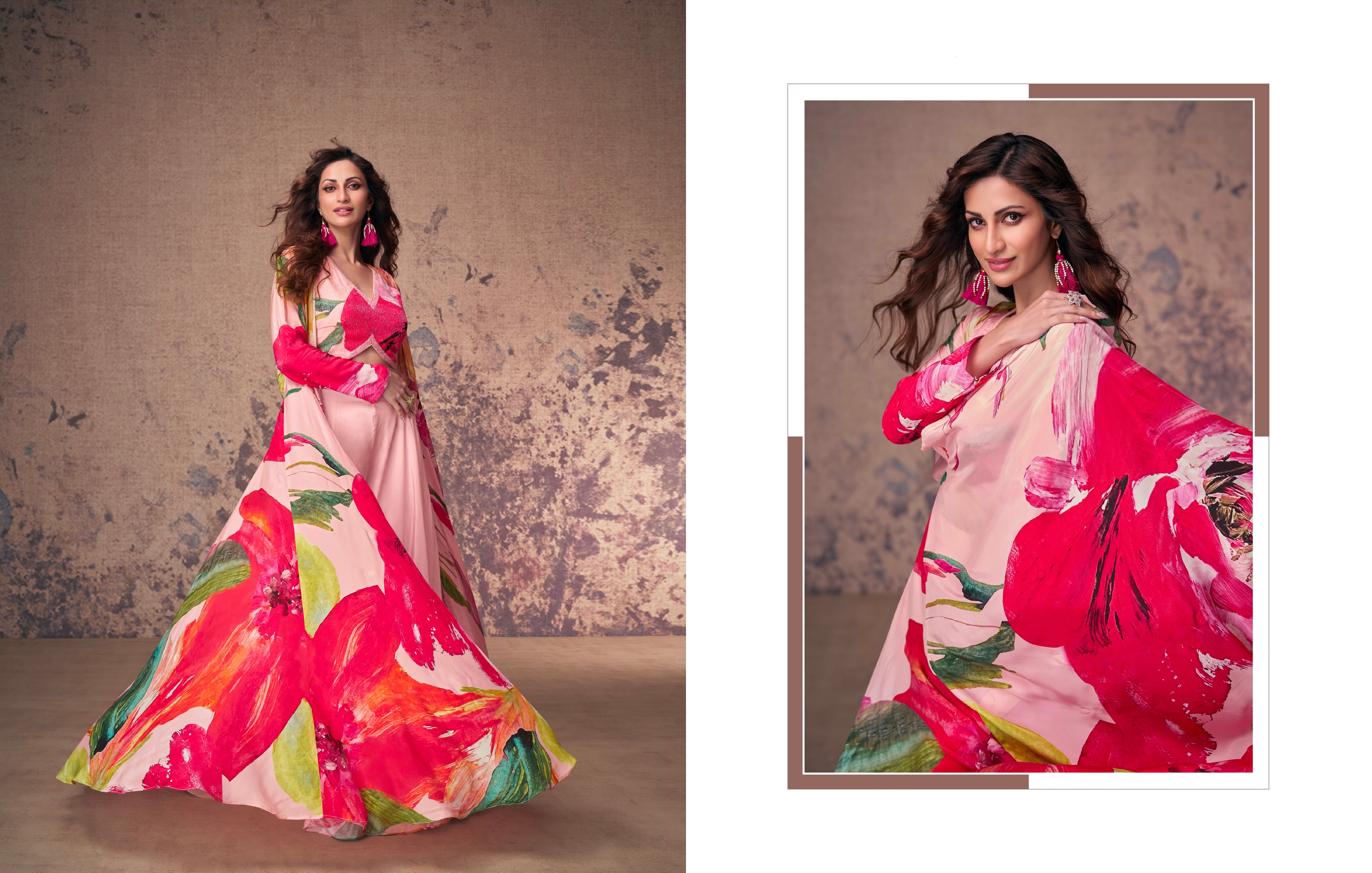 Beautiful Designer Occasion Wear Indo Western Dress