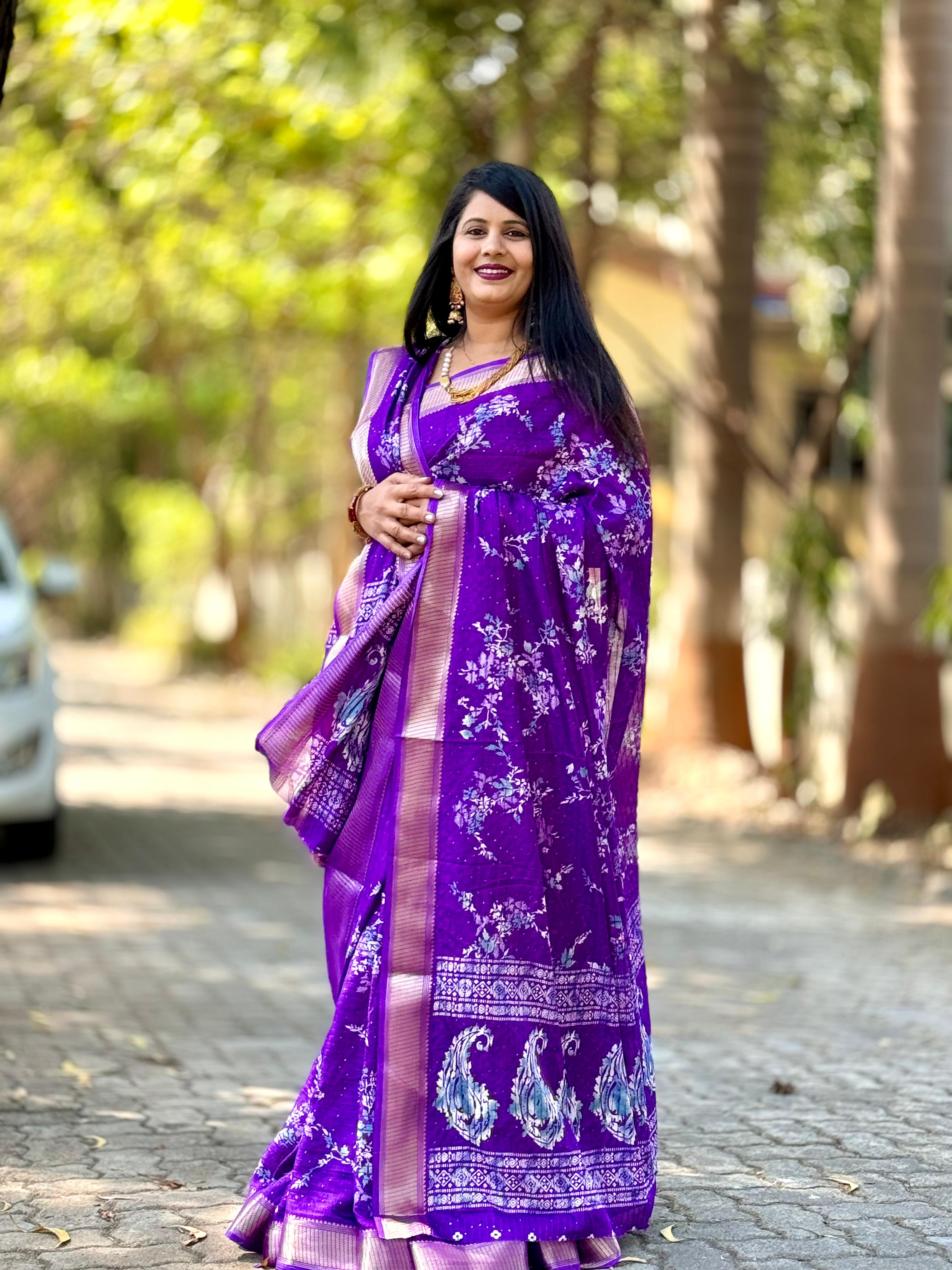 Beautiful Designer Occasion Wear Pure Dola Silk Saree