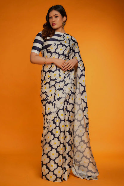 Satin Saree